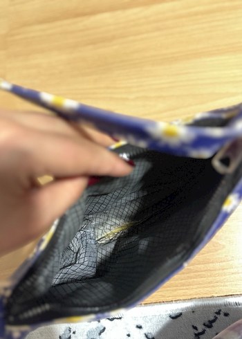 Mavi Baskılı Kadın Omuz Çantası - Görsel 3