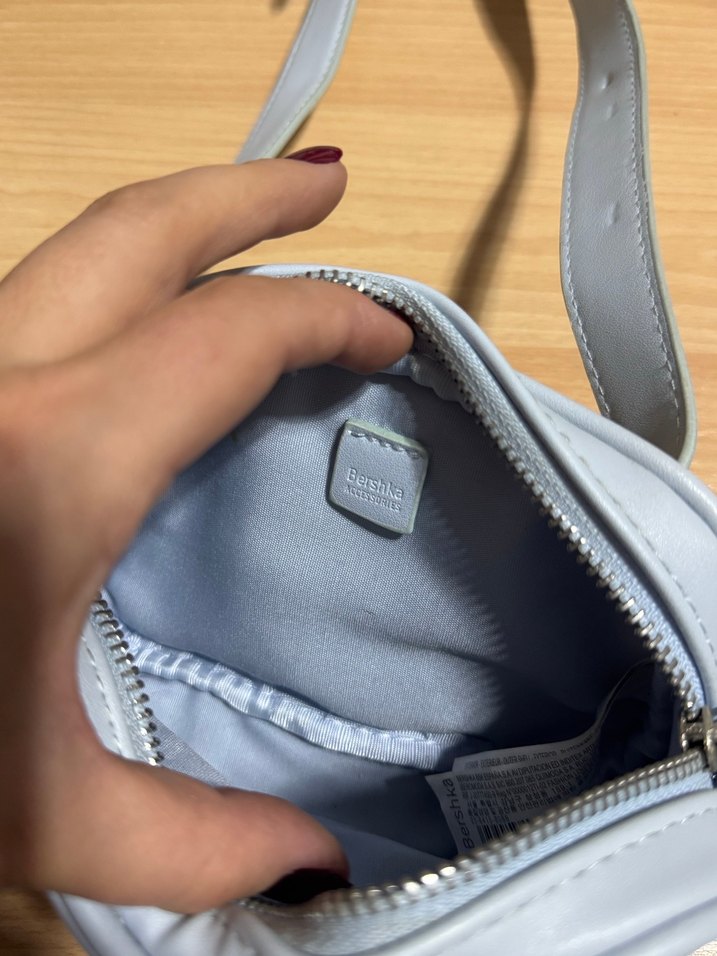 Gri Zincir Detaylı Kadın Bel Çanta - Görsel 5