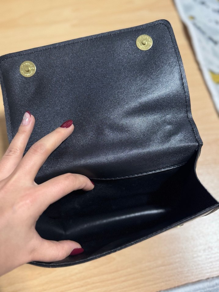 Zincir Detaylı  Siyah Kadın Çanta - Görsel 4