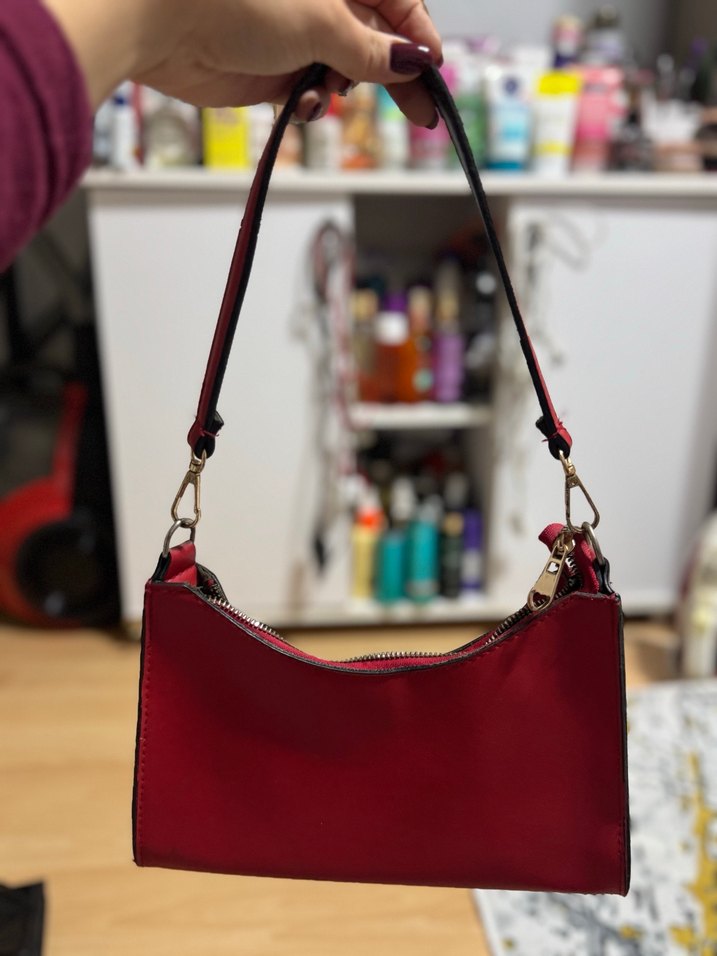Kırmızı Kadın Çanta - Görsel 2