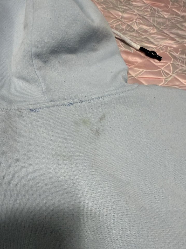 Gri Kapüşonlu Baskılı Kadın Sweatshirt - Görsel 3