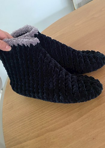 Kızlar için Örgü Sıcak Ev Terlikleri - Görsel 2