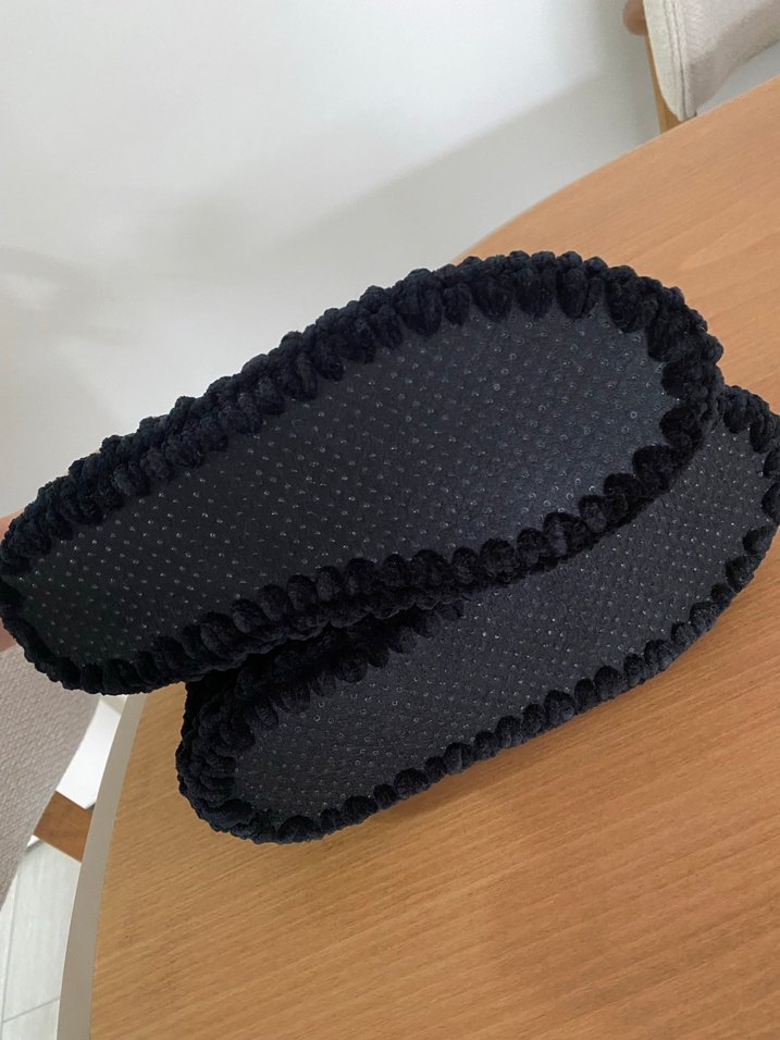 Kızlar için Örgü Sıcak Ev Terlikleri - Görsel 3