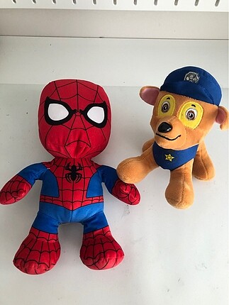 Spiderman ve Paw patrol chase peluş