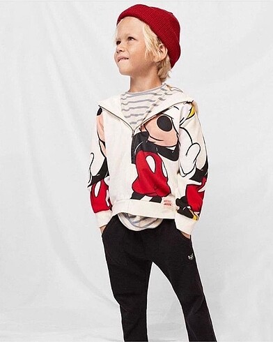 Mickey Fermuarlı Sweatshirt