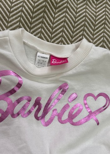 LC Waikiki Uzun Kollu Pembe Renkli Kız Çocuk Elbise