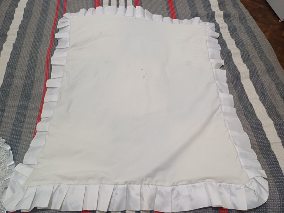 Mavi Beyaz Kareli Çocuk Battaniyesi - Görsel 3