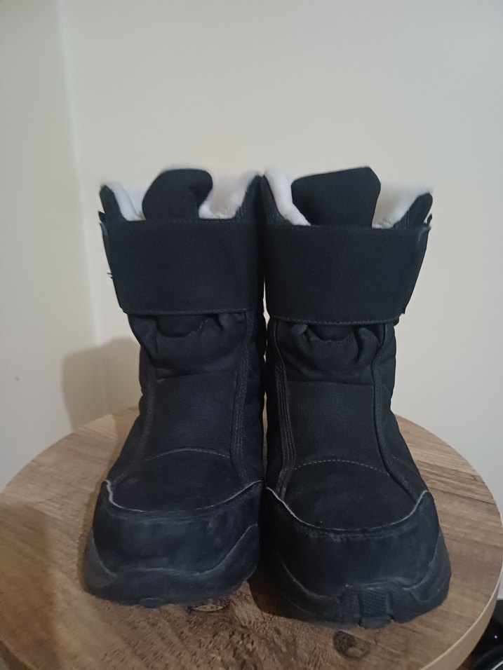 Siyah Erkek Çocuk Kaymaz Cırtlı Bot - Görsel 2