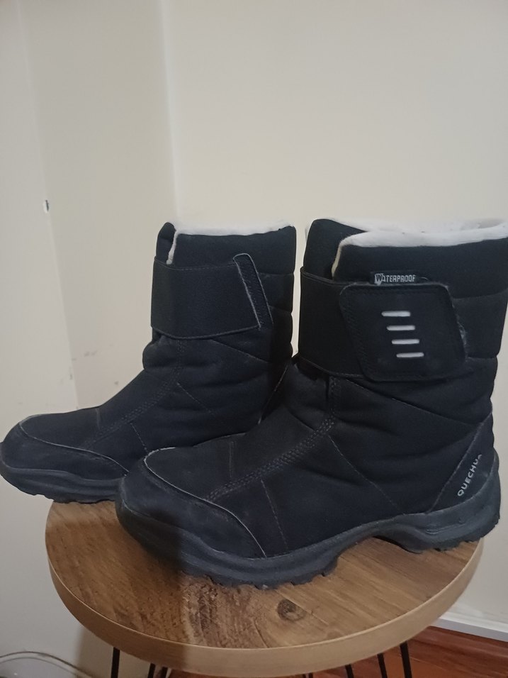 Siyah Erkek Çocuk Kaymaz Cırtlı Bot - Görsel 3