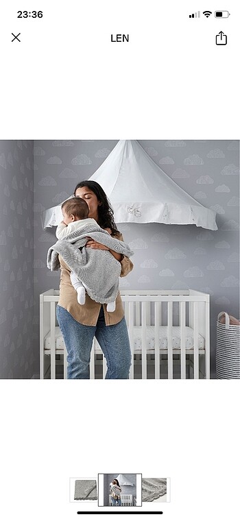 Ikea İkea bebek battaniyesi
