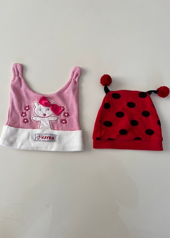 Renkli Baskılı Bebek şapkası - Görsel 2