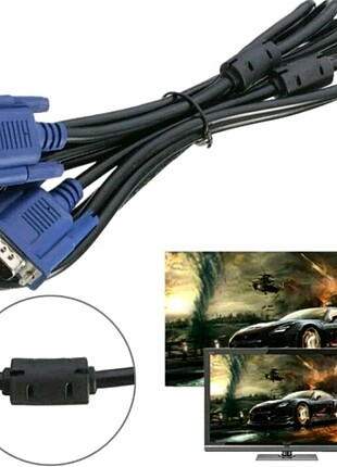 VGA 1.5 MT PROJEKSİYON MONİTÖR LCD GÖRÜNTÜ KABLOSU (SON 3 ADET) 