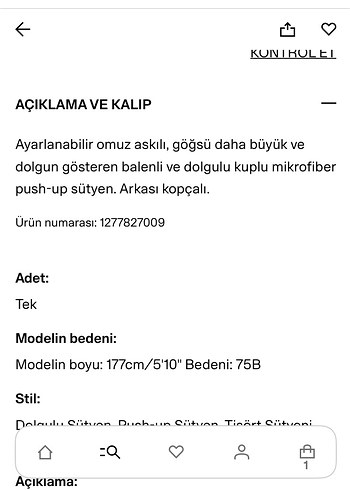 Mikrofiber Push-Up 75A Sütyen Antik Gül Rengi - Görsel 4