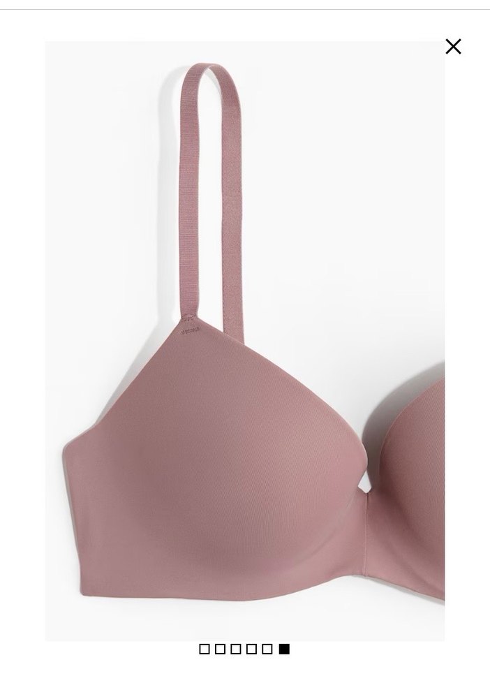 Mikrofiber Push-Up 75A Sütyen Antik Gül Rengi - Görsel 2