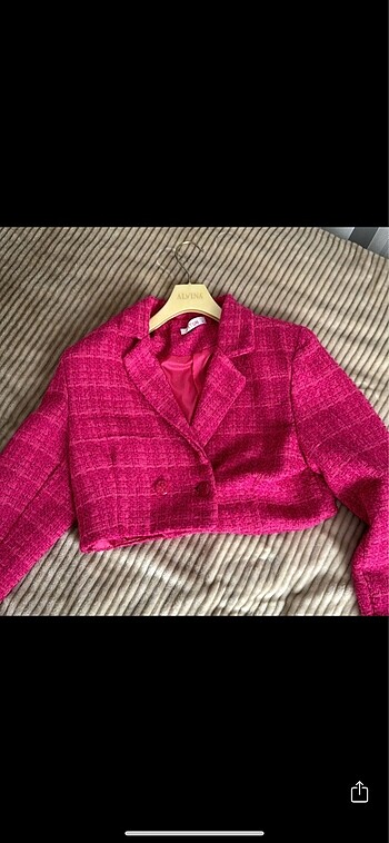Diğer mini tüvit blazer ceket