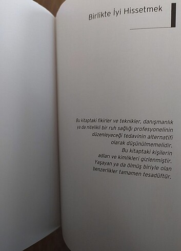  Birlikte iyi hissetmek 