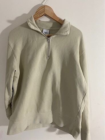 Zara fermuarlı sweatshirt