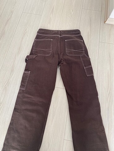 Addax Addax kahverengi bol paça pantalon
