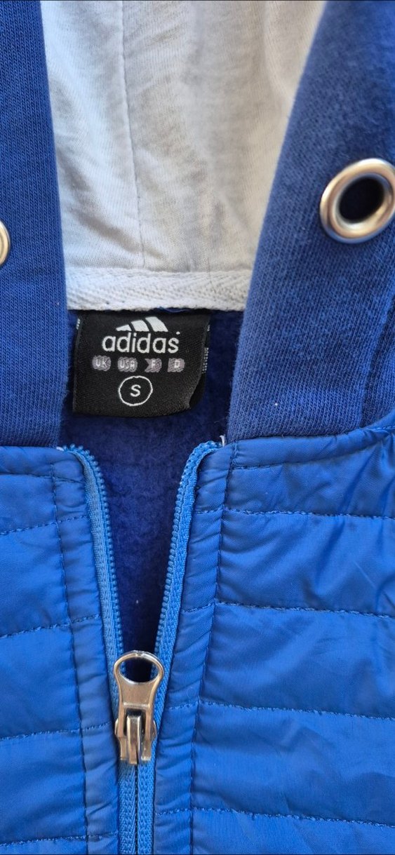 Kadın Mavi Kapüşonlu Fermuarlı Kış Ceketi - Görsel 2