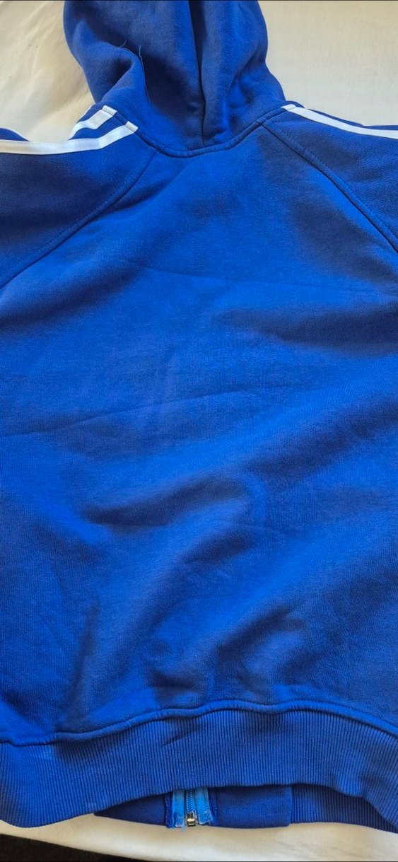 Kadın Mavi Kapüşonlu Fermuarlı Kış Ceketi - Görsel 3