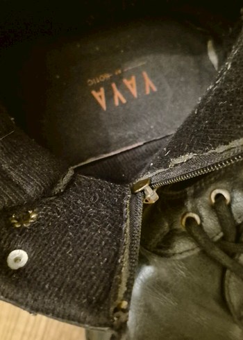 Siyah gerçek deri bot - Görsel 2