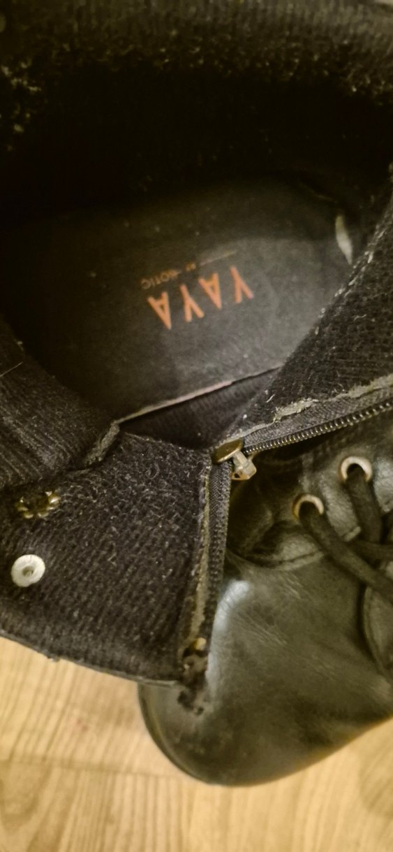 Siyah gerçek deri bot - Görsel 2