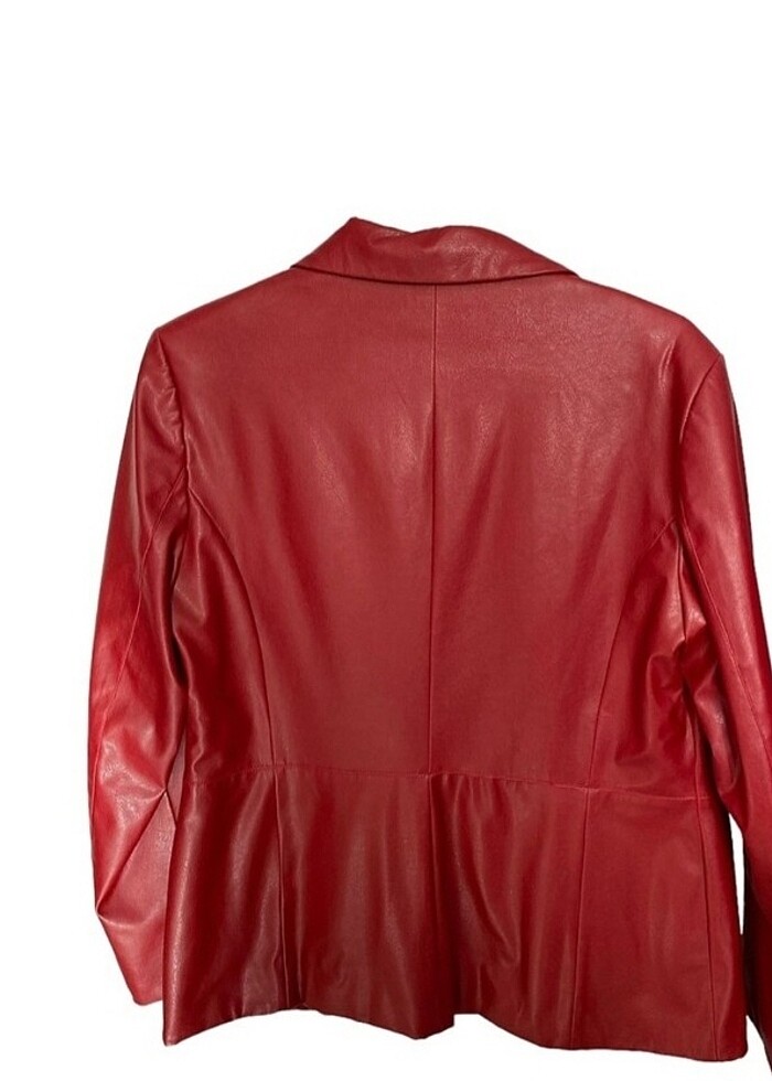Kırmızı deri ceket por què marka - Görsel 2