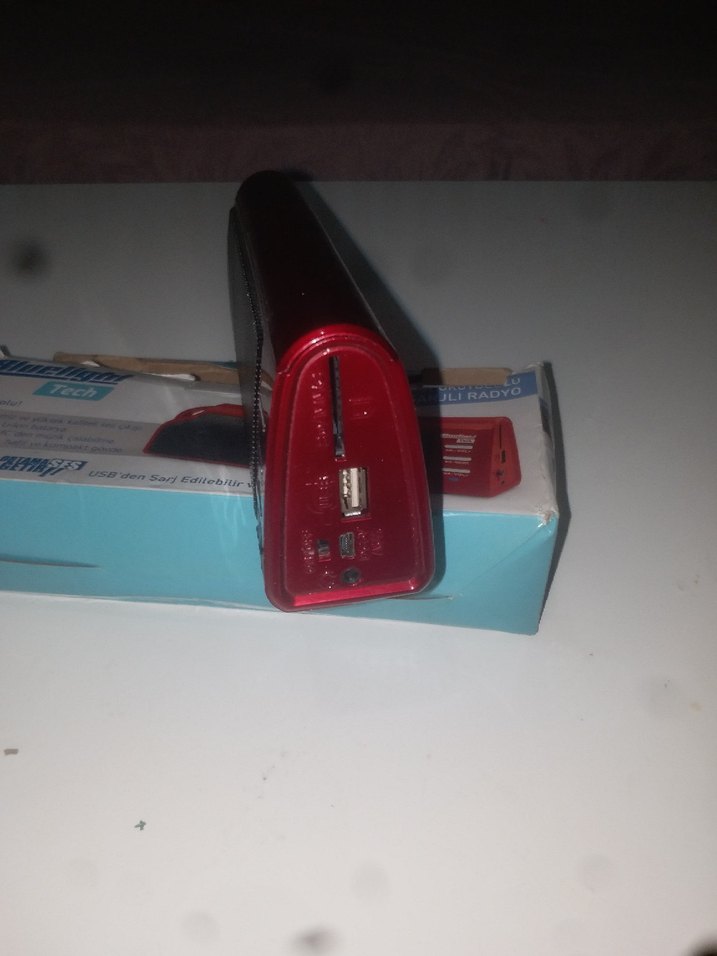 Kırmızı Bluetooth Hoparlör - Görsel 2