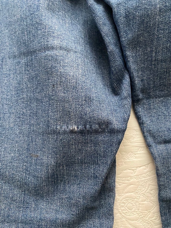 Denim Pantolon jena mango ispanyol paça - Görsel 2