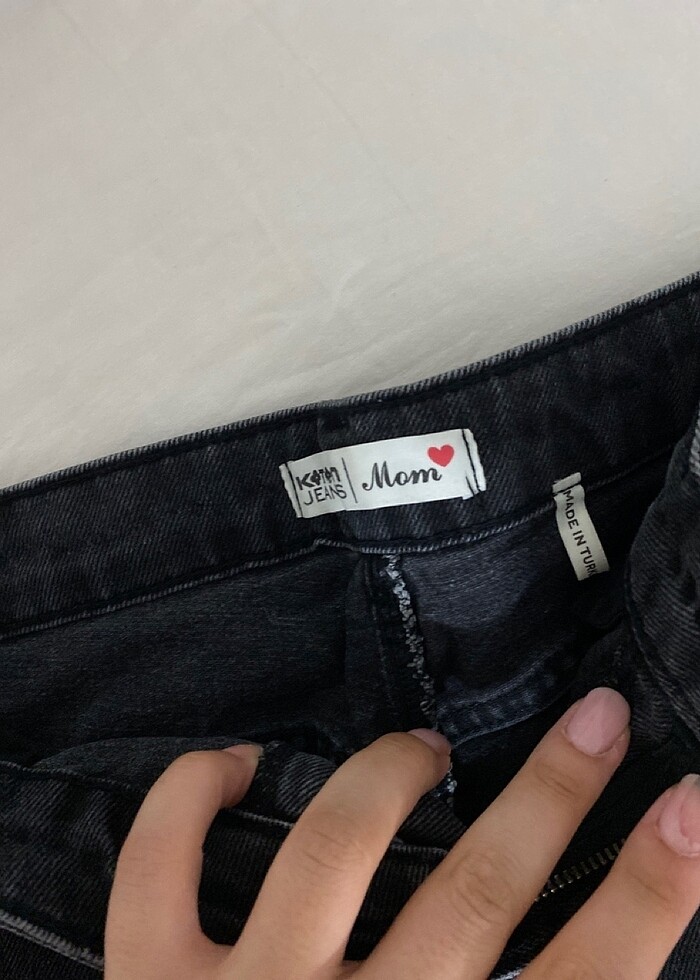 Koton siyah mom jean 36 beden - Görsel 2