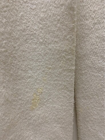 Zara beyaz kaşe kaban - Görsel 9