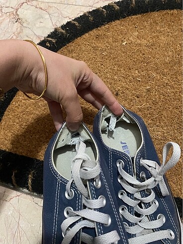 38 Beden mavi Renk 38 numara converse mavi