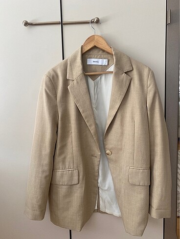 Bershka Bershka bej camel blazer çeket