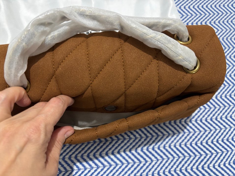 Kahverengi Süet Coach Kadın Çanta - Görsel 4