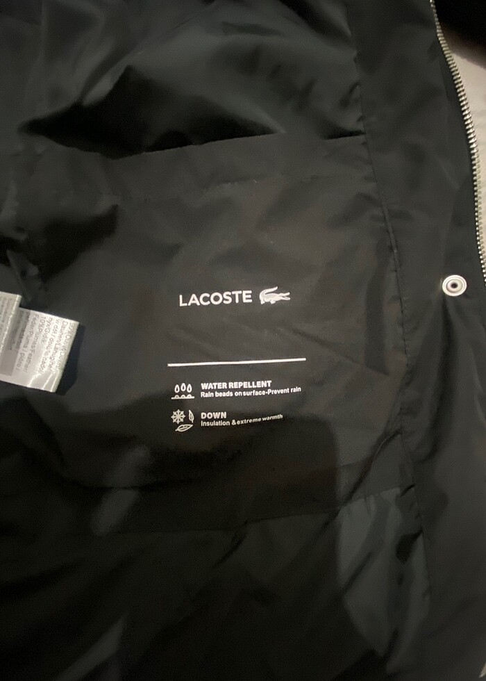 Lacoste kaz tüyü mont - Görsel 4