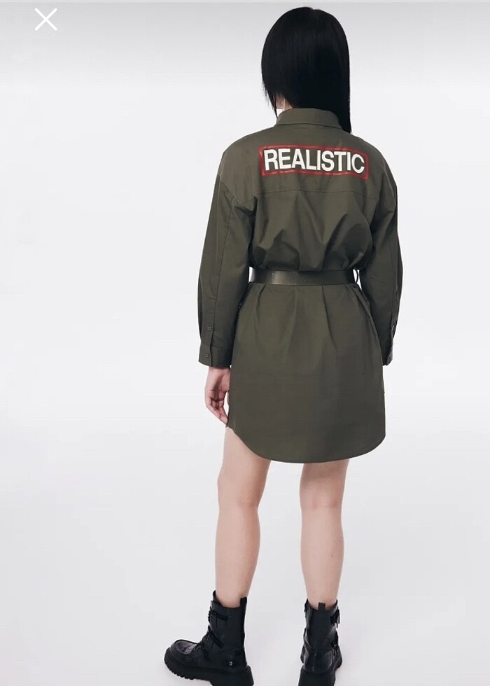 Twist gömlek elbise - Görsel 2