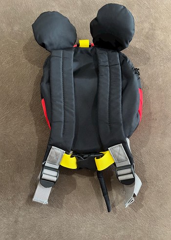 LittleLife Siyah Kırmızı Çocuk Okul Çantası - Görsel 2