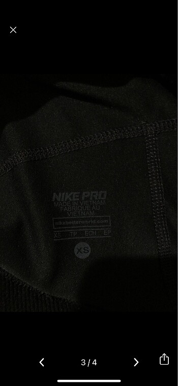 xs Beden Nike Tayt