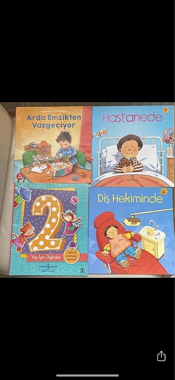 Ahşap balık tutma + 4 çocuk kitabı