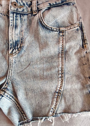 Kadın Kot Şort - Görsel 5