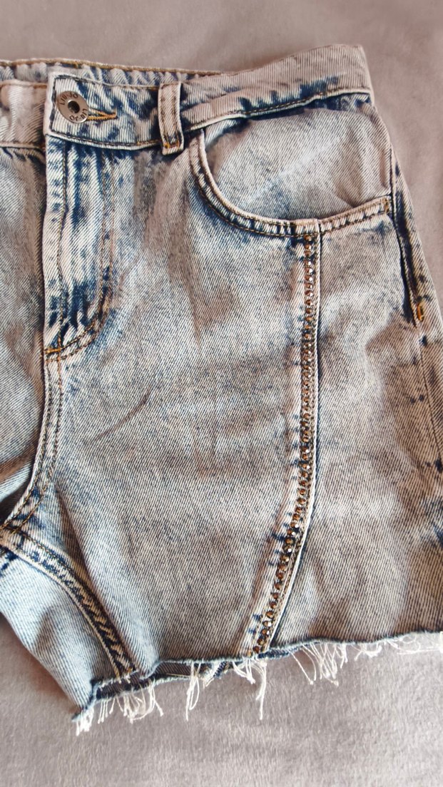 Kadın Kot Şort - Görsel 5