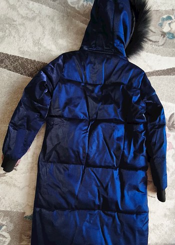 lacivert kışlık mont - Görsel 5