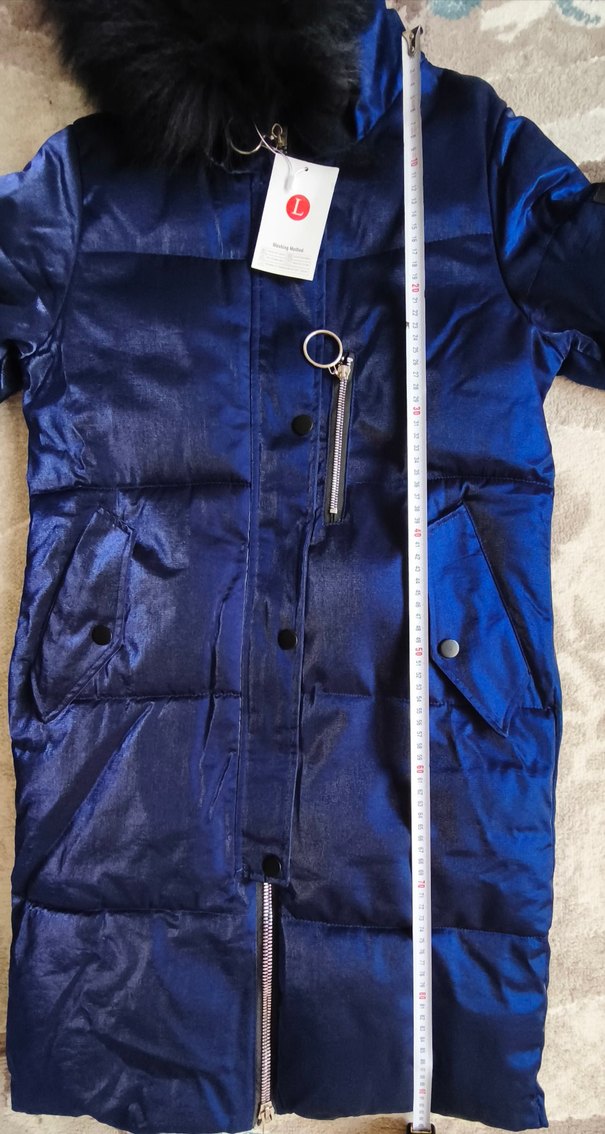 lacivert kışlık mont - Görsel 3