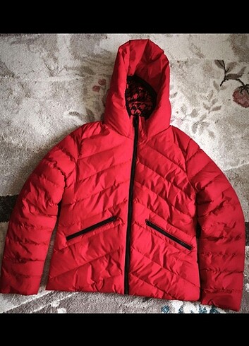 Trendyol kırmızı kısa mont - Görsel 5