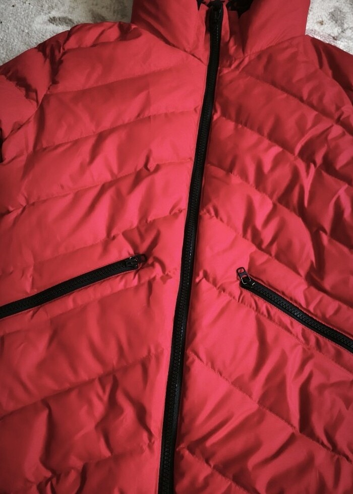 Trendyol kırmızı kısa mont - Görsel 4