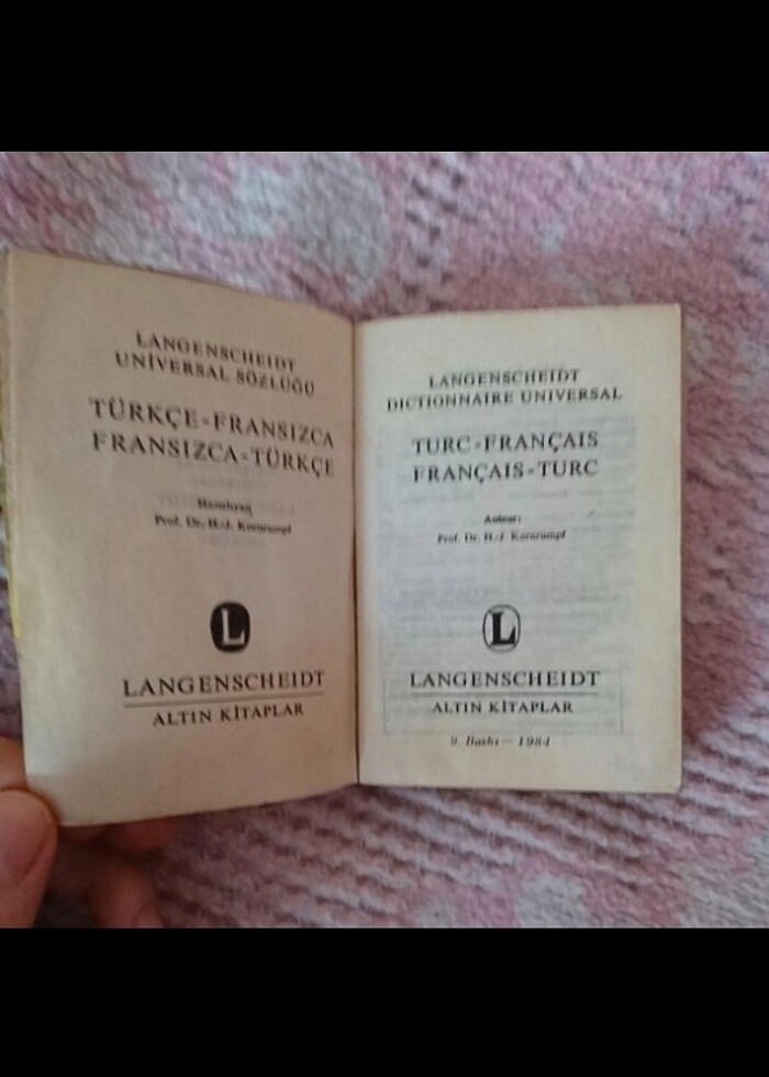 türkçe-fransızca,fransızca-türkçe sözlük - Görsel 4