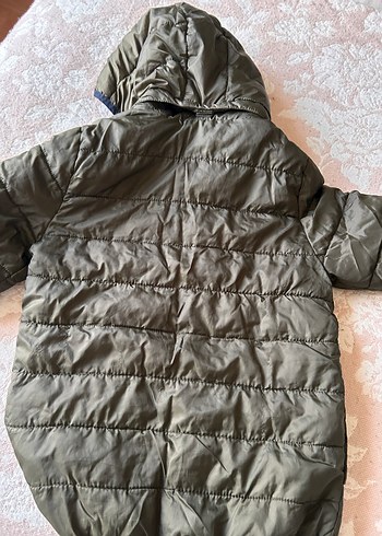 Kapüşonlu Erkek Çocuk haki Mont - Görsel 2