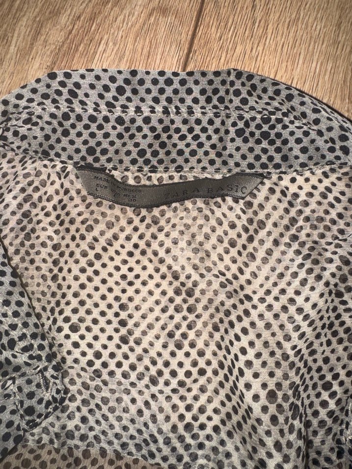 Zara İpek Bluz Vintage - Görsel 2