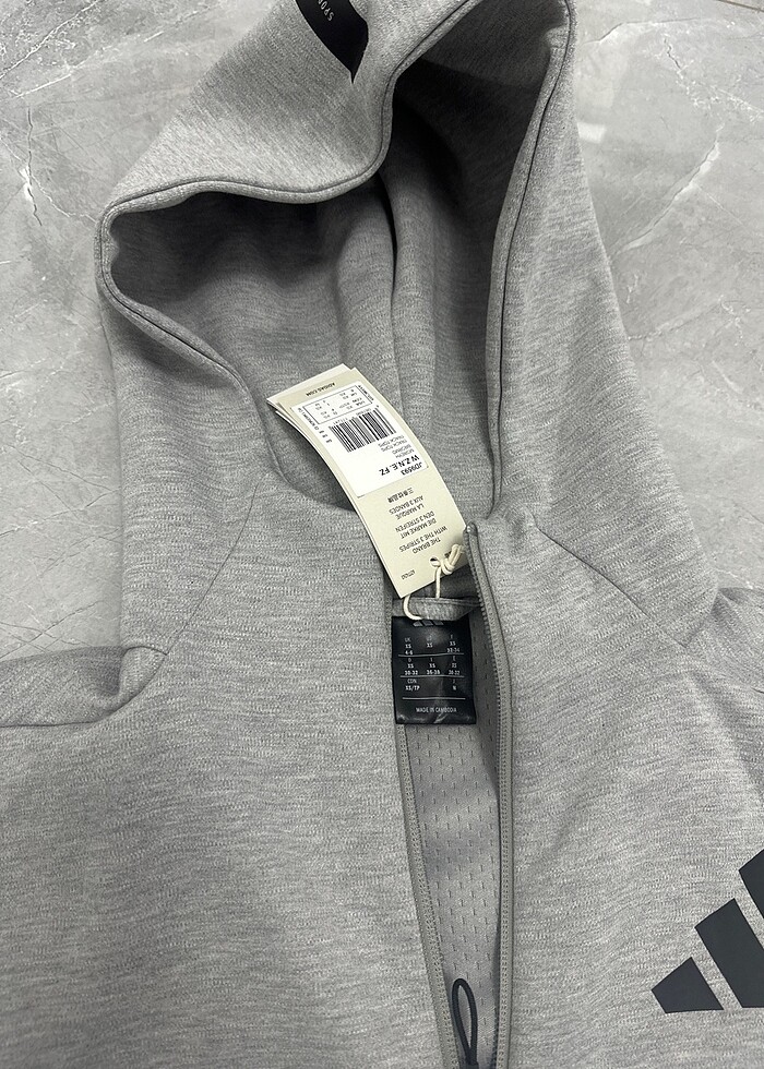 Adidas kapşonlu swet - Görsel 3