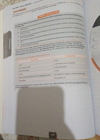 Beden YKS İngilizce Soru Tipleri Konu Anlatımı Kitabı modadil y